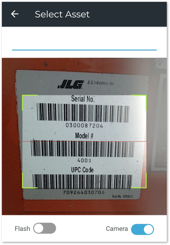 Barcode Scanning - Camera SHADOW