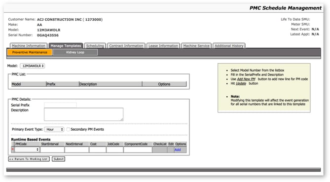 Equipment Tabs - Manage Templates SHADOW