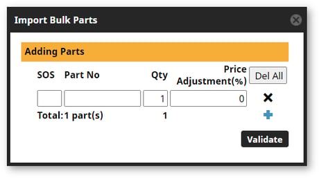 Import Bulk Parts SHADOW