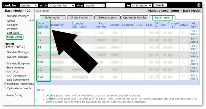 iQuote - Local Items ARROW 2