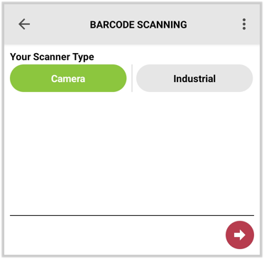 Settings Menu - Barcode Scanning