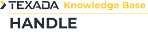 Texada Knowledge Base - Handle-1
